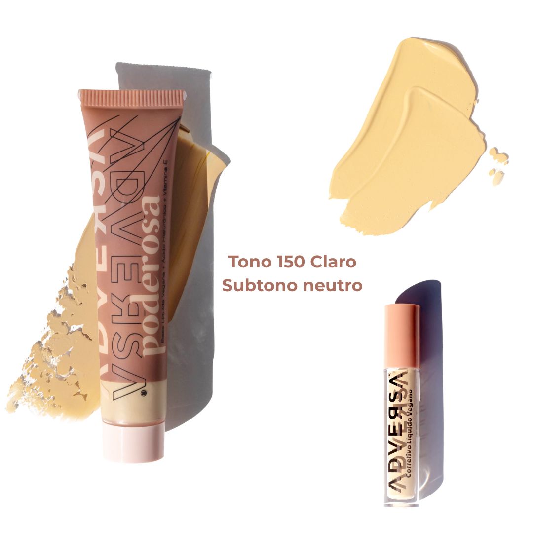 Pack Base+Corrector+Polvo Fijador 12hs