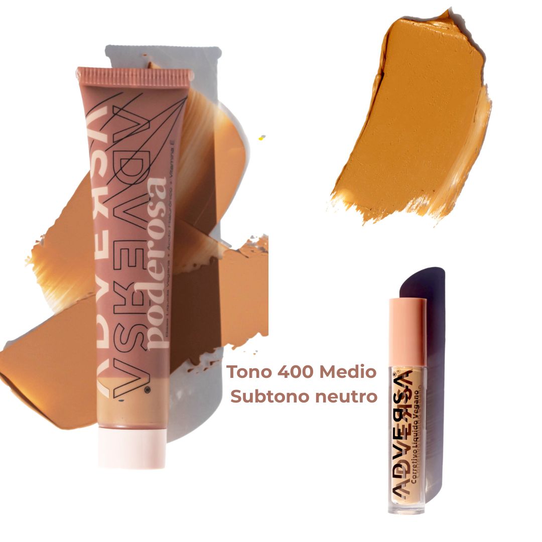 Pack Base+Corrector+Polvo Fijador 12hs