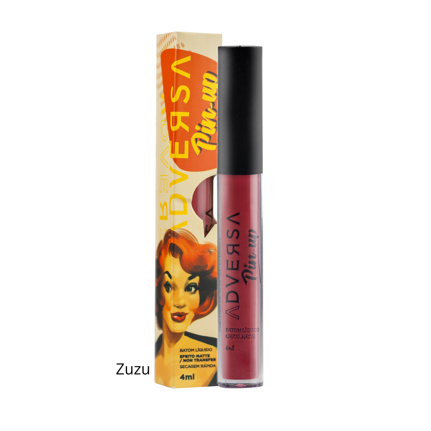 Labial Líquido Matte Pin-Up Adversa