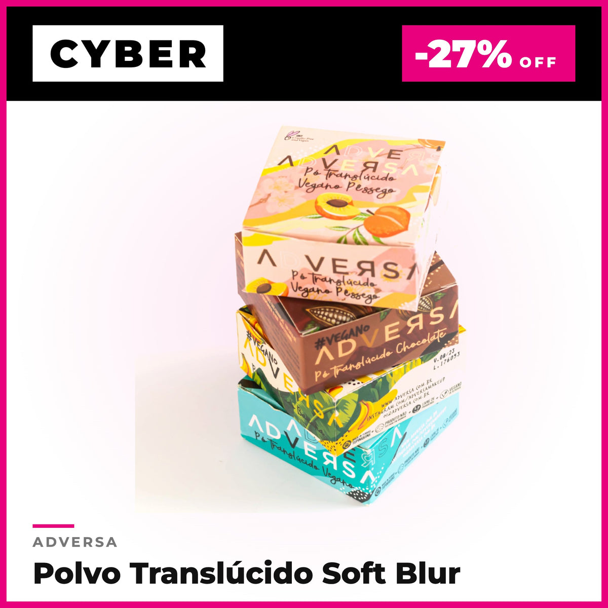 Polvo Translúcido Soft Blur Adversa - Cyber