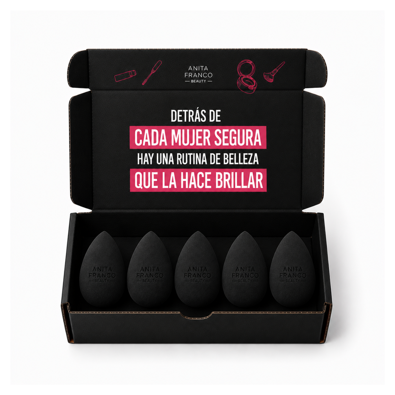 Pack 5 Esponjas Maquillaje Profesional AFB TOOLS