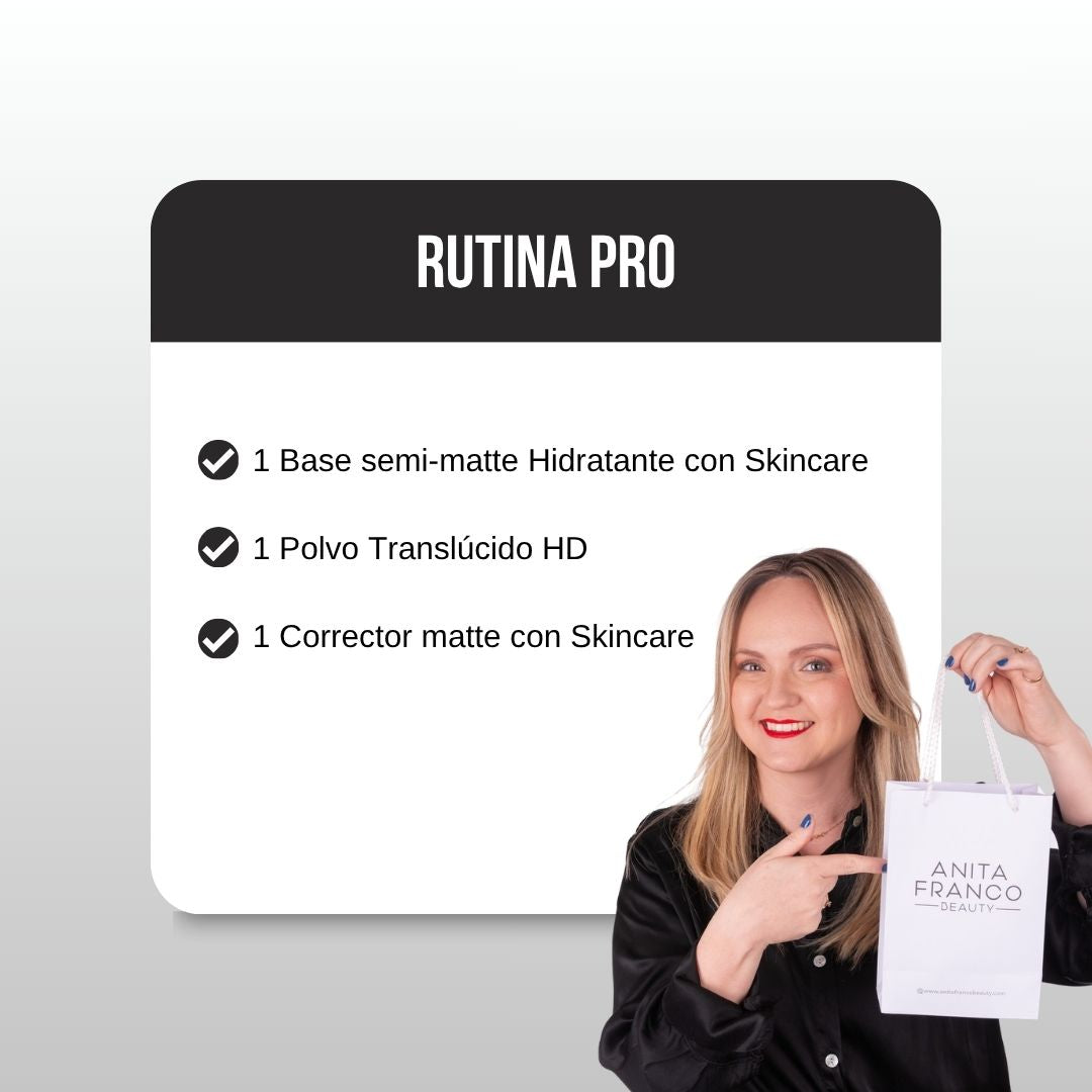 Pack Base+Corrector+Polvo Fijador 12hs