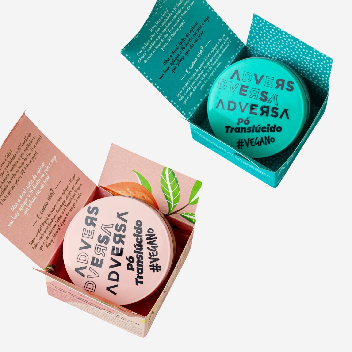 Pack Polvo Fijador HD Incoloro + Durazno Adversa