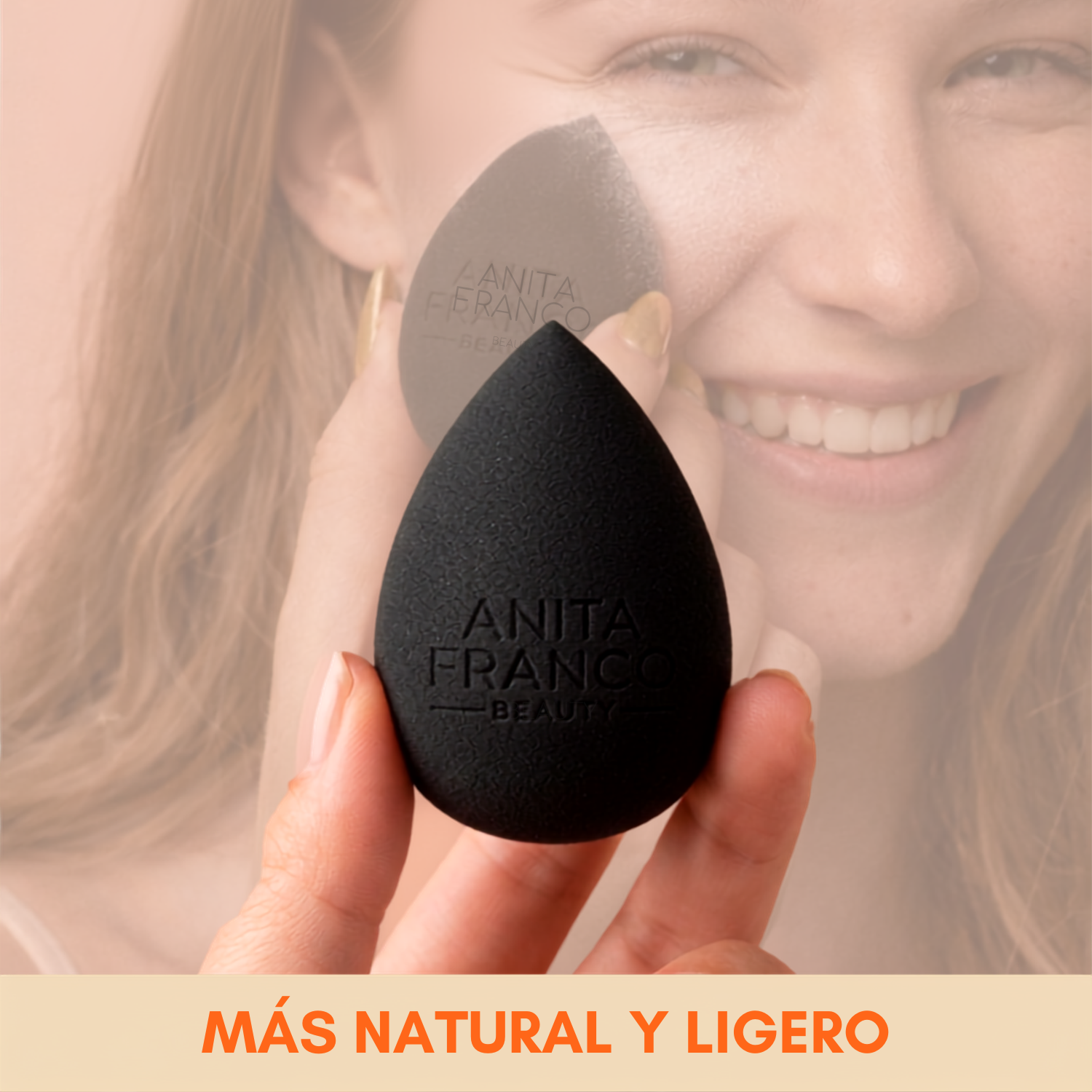 Pack Brochas Maquillaje Profesional 4 Piezas + Estuche + Esponja