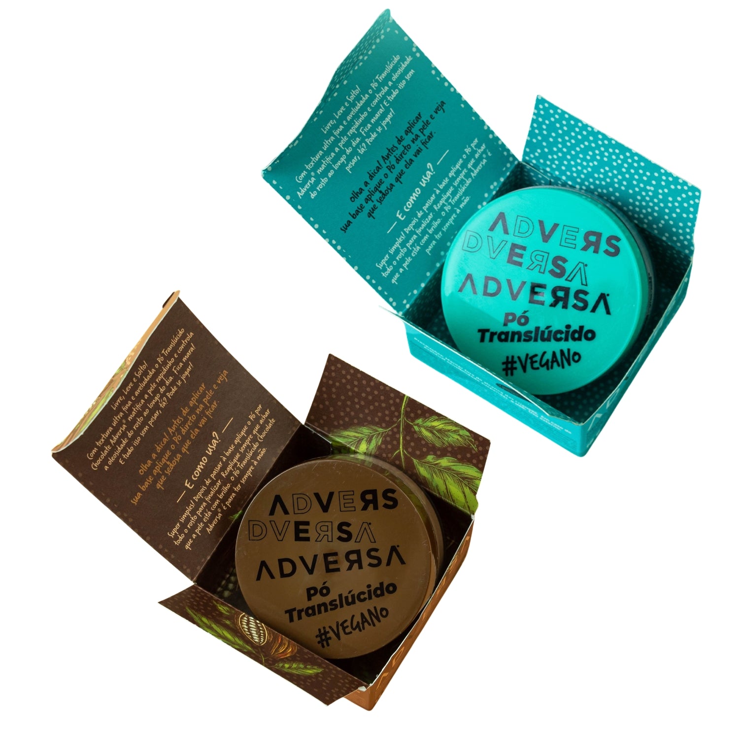 Pack Polvo Anti Brillo HD Incoloro + Chocolate Adversa